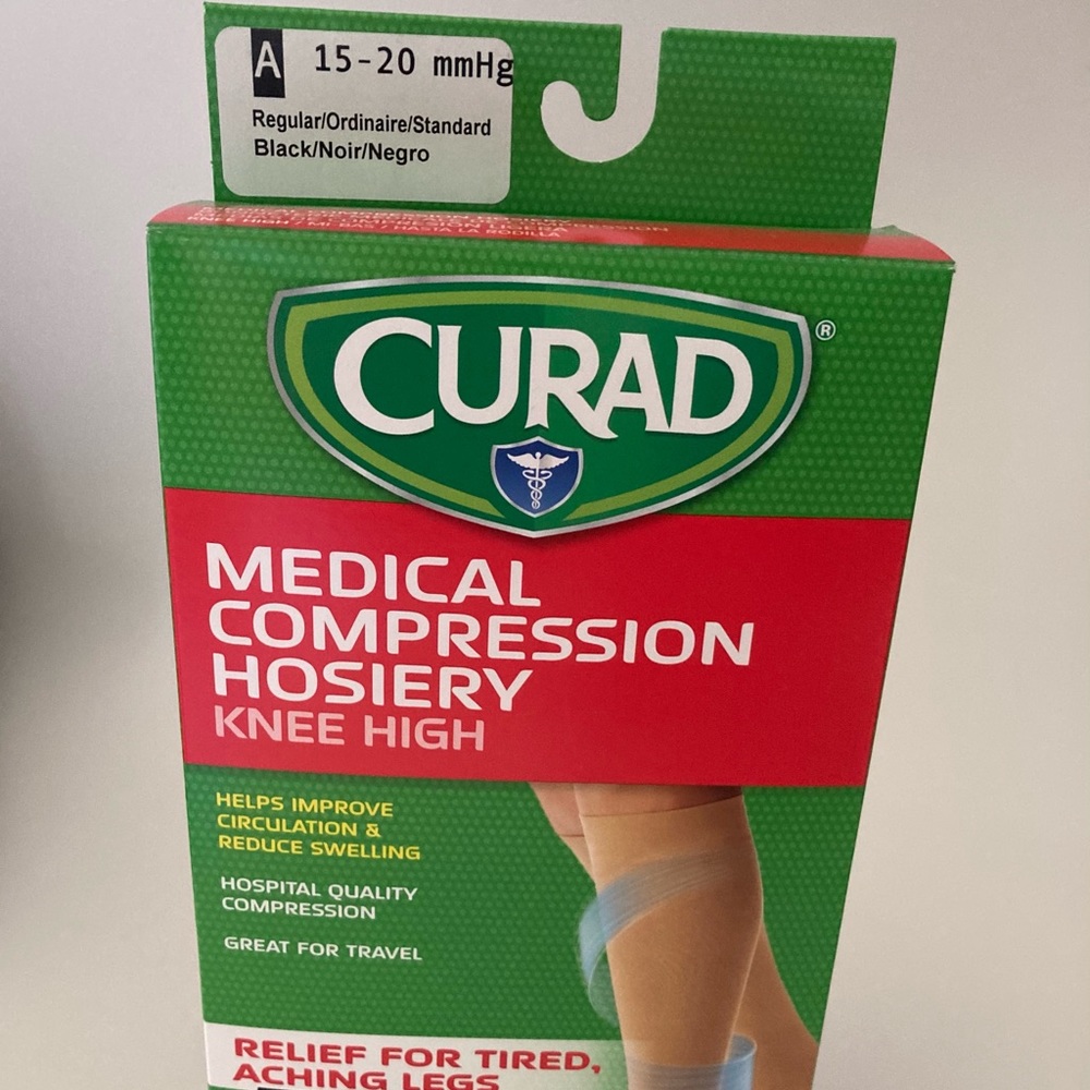 Curad Medical Black Compression Hosiery